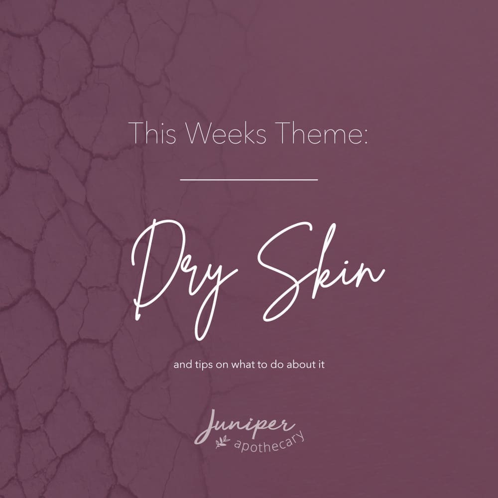 This week’s theme: Dry skin.
