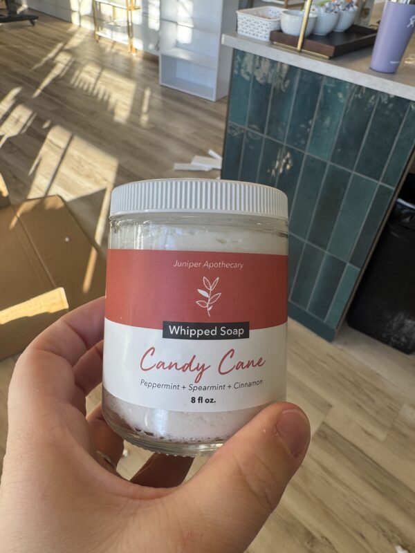 Candy Cane Whipped Soap